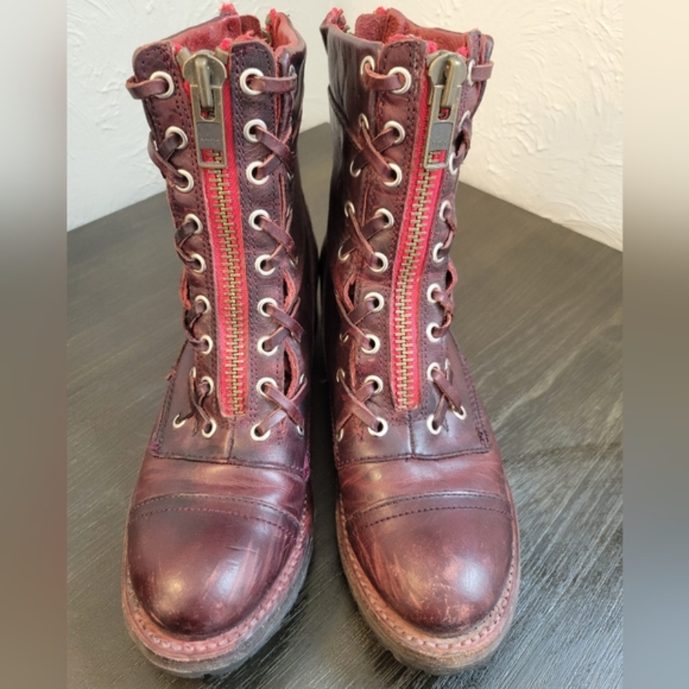 BLACK FRIDAY PRICING! ENDS 11/30- FB Liverpool Lace Up Zipper Ankle Boots